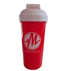 Metabolic Nutrition Red 28oz BPA Free Shaker Cup